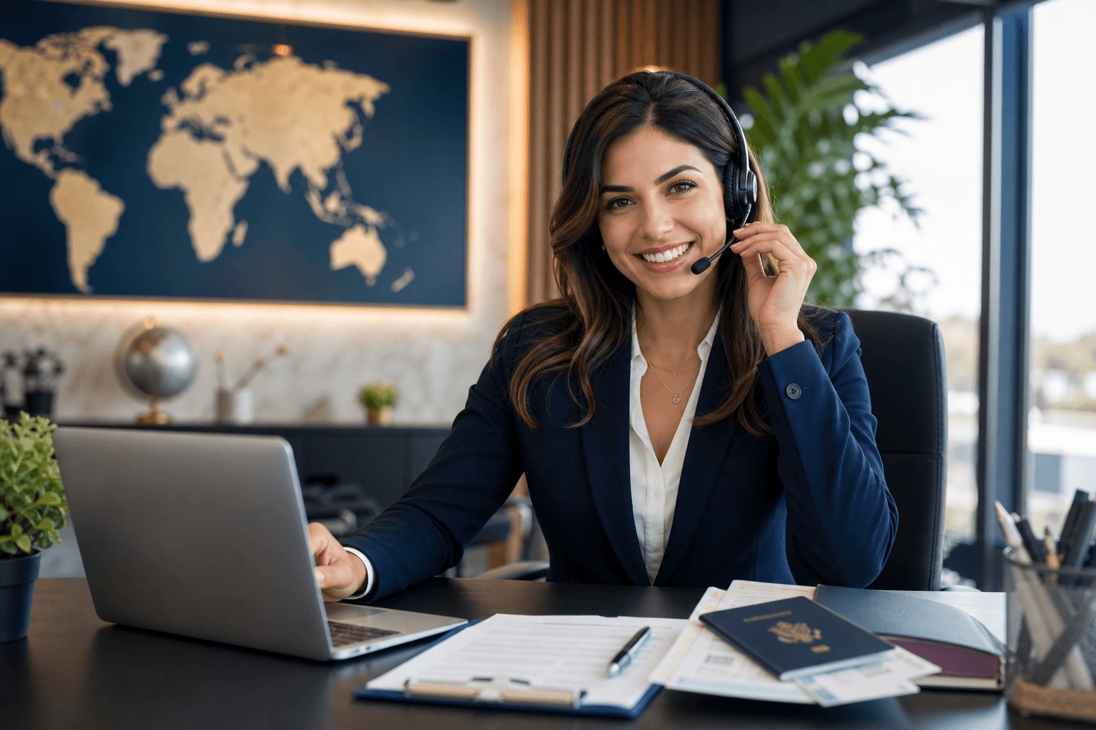 Visa consultancy customer support team ready to help