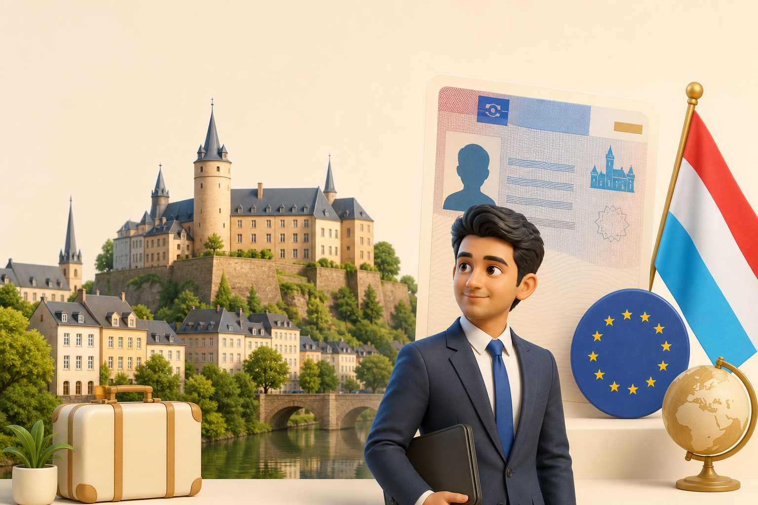 Apply for Luxembourg Work Permit from India